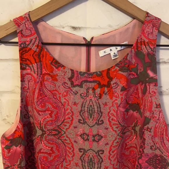 CAbi printed jubilee sleeveless blouse - Picture 4 of 4